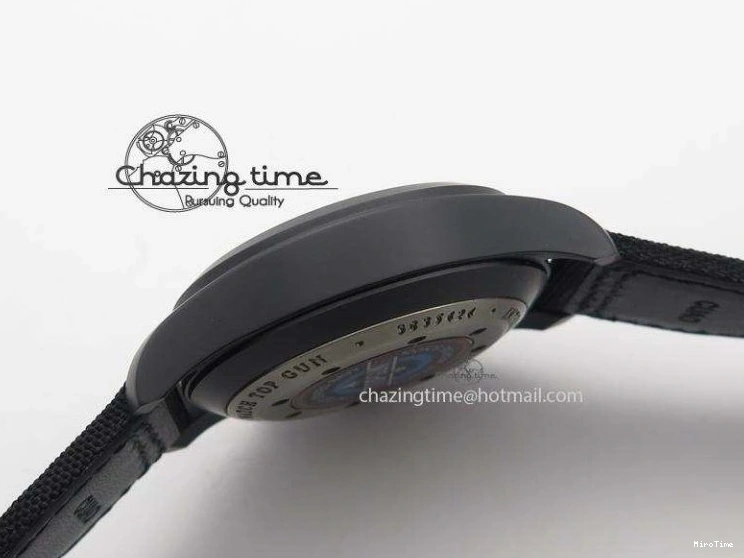 MIROTIME 0422 Comfortable Pilot Chrono IW388003 Real Ceramic ZF 1:1 Best Edition On Black Nylon Strap A 7322